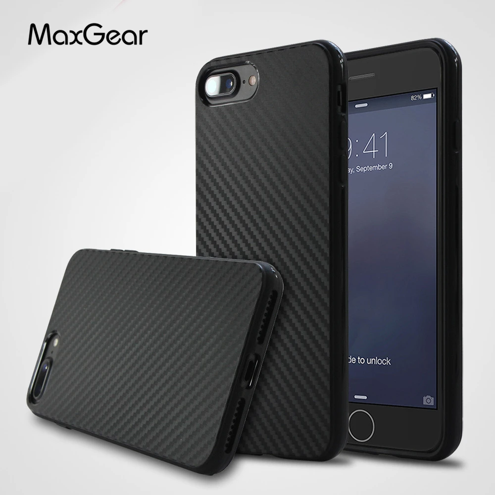 Чехол MaxGear для iPhone 5 5S SE 6 S 7 Plus роскошный мягкий Силиконовый противоударный чехол