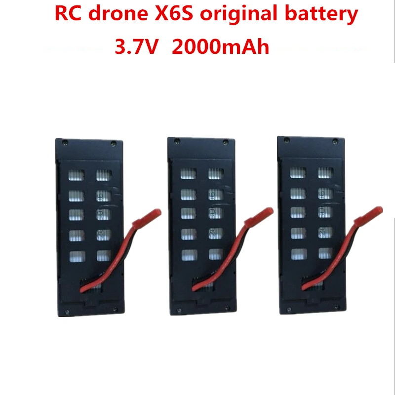 Квадрокоптер оригинальный аккумулятор 3 7 V 2000mAh Lipo батарея запасные части для RC
