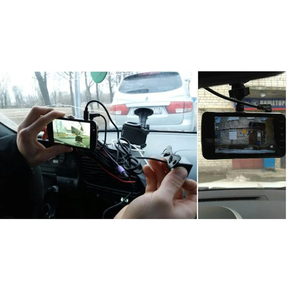 Dealcoo Car DVR Camera with Dual Lens 4' IPS Screen 1080P FUll HD Night Vision Support Motion Detection/G-sensor/Parking Monitor |