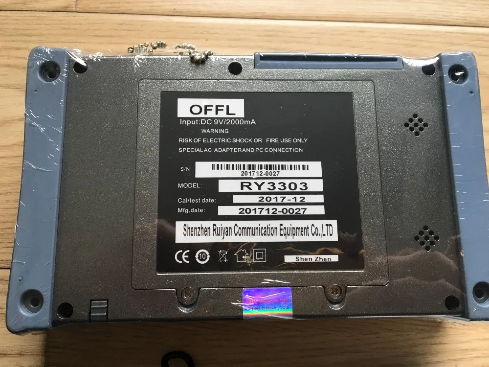 Бесплатная доставка Ruiyan OTDR2000 60 км простой оптический волоконно рефлектометр