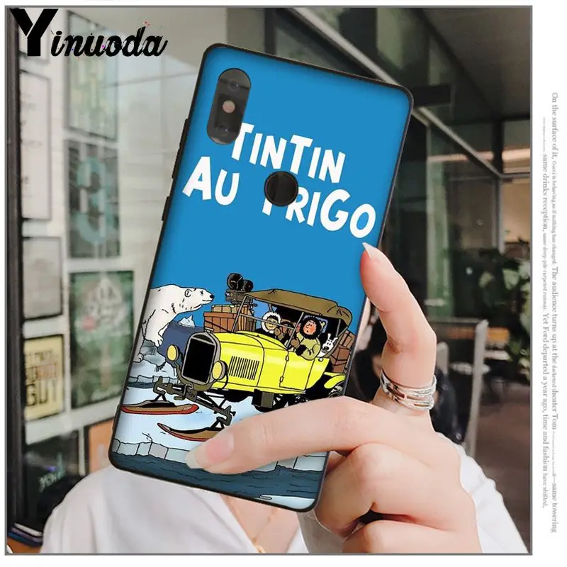 Чехол для телефона Yinuoda The Adventures of Tintin чехол Redmi 5 plus Note Xiaomi Mi 6 8 SE 3 | Мобильные