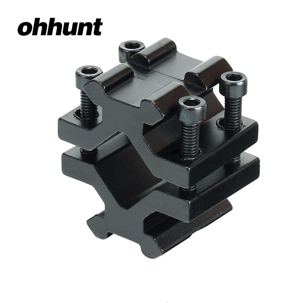 

Ohhunt Универсальный Тактический двусторонний Пикатинни рельсовый винтовка ствол крепление охотничий прицел крепления аксессуары