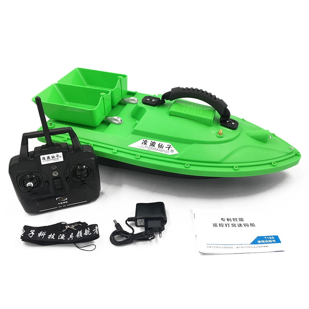 Lingboxianzi T188 рыбацкая лодка rc приманка лодка для рыбалки Беспроводная rc лодка автоматическая Частотная Модуляция Дистанционное устройство рыба игрушка