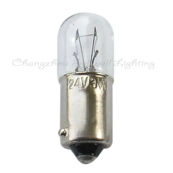 

Ba9s t10x28 24v 3w NEW!miniature lamp bulb A089