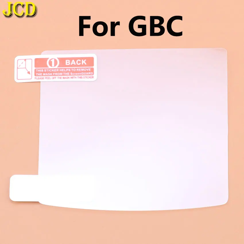 JCD 1 шт. пластиковая прозрачная для GBP карманная Защитная пленка для экрана для приставка Gameboy GB Advance GBA GBC GBA SP для GBM Защитная пленка для экрана - Цвет: For GBC