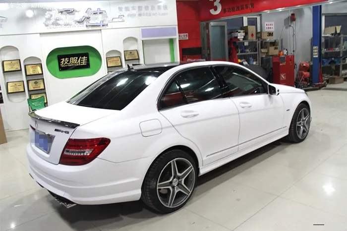 Спойлер из углеродного волокна для Benz W204, задний спойлер для Benz W204 C180 C200 C260 C280 C300 C74, спойлер 2008