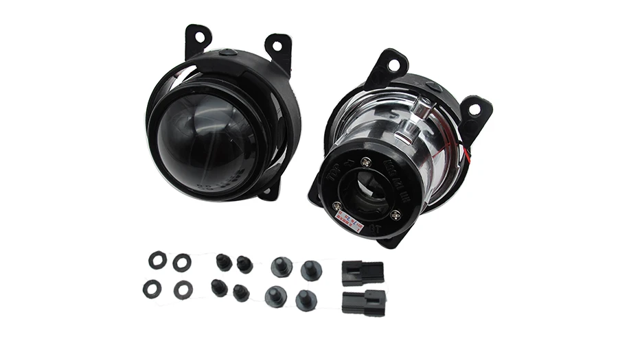 Автомобильные 2,5 дюймовые линзы проектора bi xenon Kit H11 кристально чистые Противотуманные фары для Mitsubishi ASX Grandis Pajero V97 v87 Outland противотуманные фары