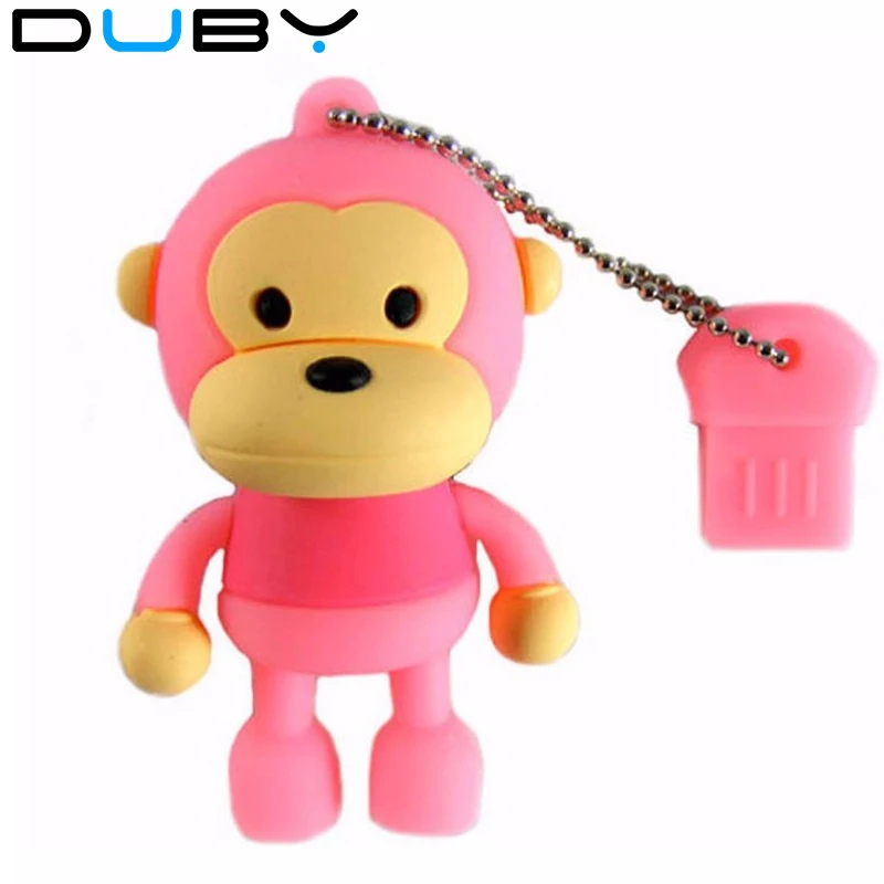 DUBY USB флэш накопитель милые обезьянки из мультфильма 4 ГБ 8 оперативной памяти 16 Гб