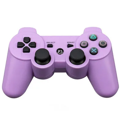 Беспроводной Bluetooth геймпад джойстик для PS3 контроллер для Playstation 3 для PS3 контроллер игровой - Цвет: purple no box