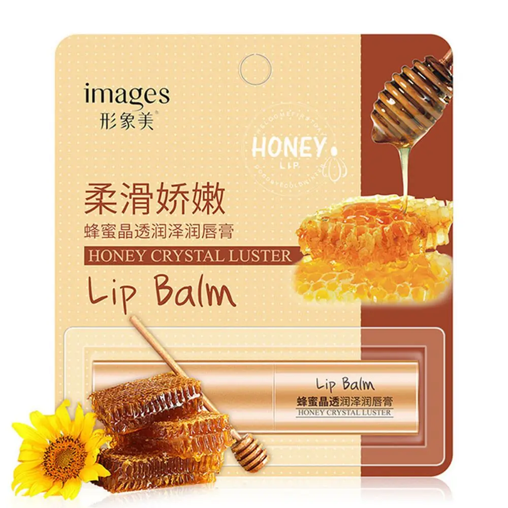 H Aloe vera Lip Balm Honey Strawberry Tender Hydrating Lip Balm Moisturizing Lip Care Prevent Weather-shack Fade Lip Lines Makeup - Цвет: H