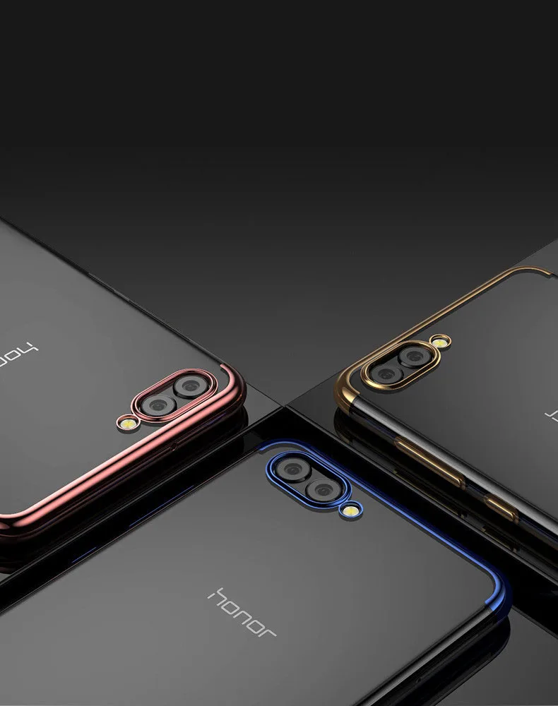 Triseoly чехол с покрытием из термополиуретана для huawei Y6 Y5 Prime Honor 10 Lite V9 V10 8X Enjoy 7 8 huawei Nova 2 3 прозрачный мягкий силиконовый чехол