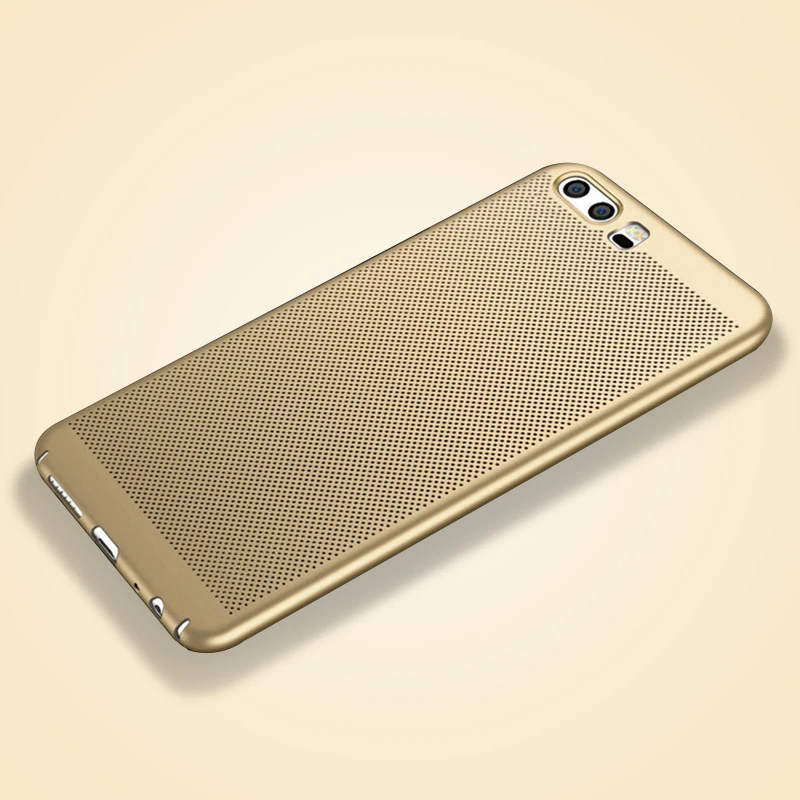 Золотой Ultra Slim тепло рассеивается чехол для Huawei Honor 9 8 6X 7X 8X 6C Pro P10 P20 Коврики 20 Lite P20 Pro Y9 Nova 3 3i P Smart Plus - Цвет: Золотой
