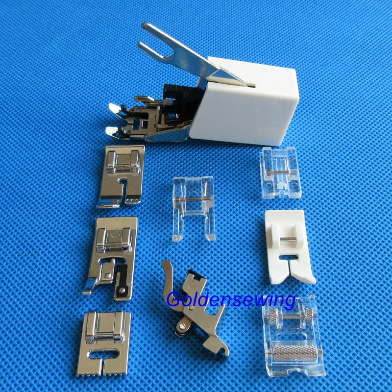 8 PCS Low Shank Even Feed Walking Foot Adaptor for Singer 4411 4423 HD102 HD105 | Дом и сад