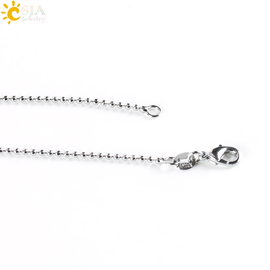 CSJA натуральный индийский необработанный оникс тибетское ожерелье мужское синее