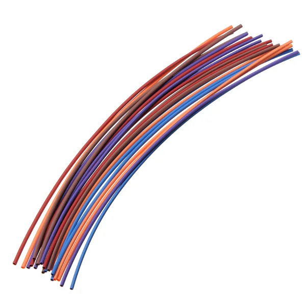 80pcs Assortment Ratio 2:1 Heat Shrink Tubing Tube Sleeving Wrap 6 Size 5 colour | Обустройство дома