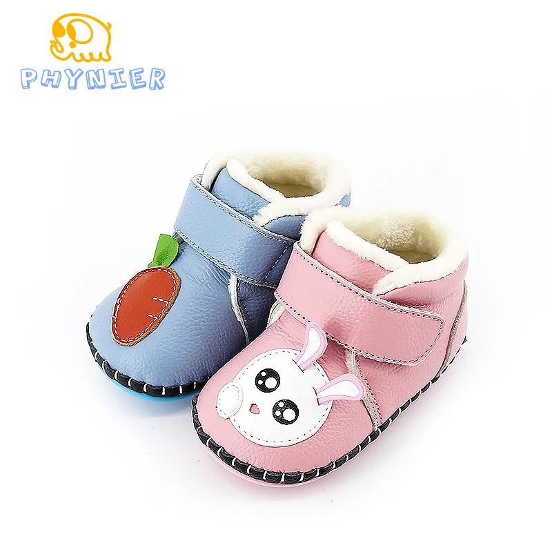 Зимняя обувь из хлопка толстые теплые зимние ботинки для детей 0-1-2 лет ручной