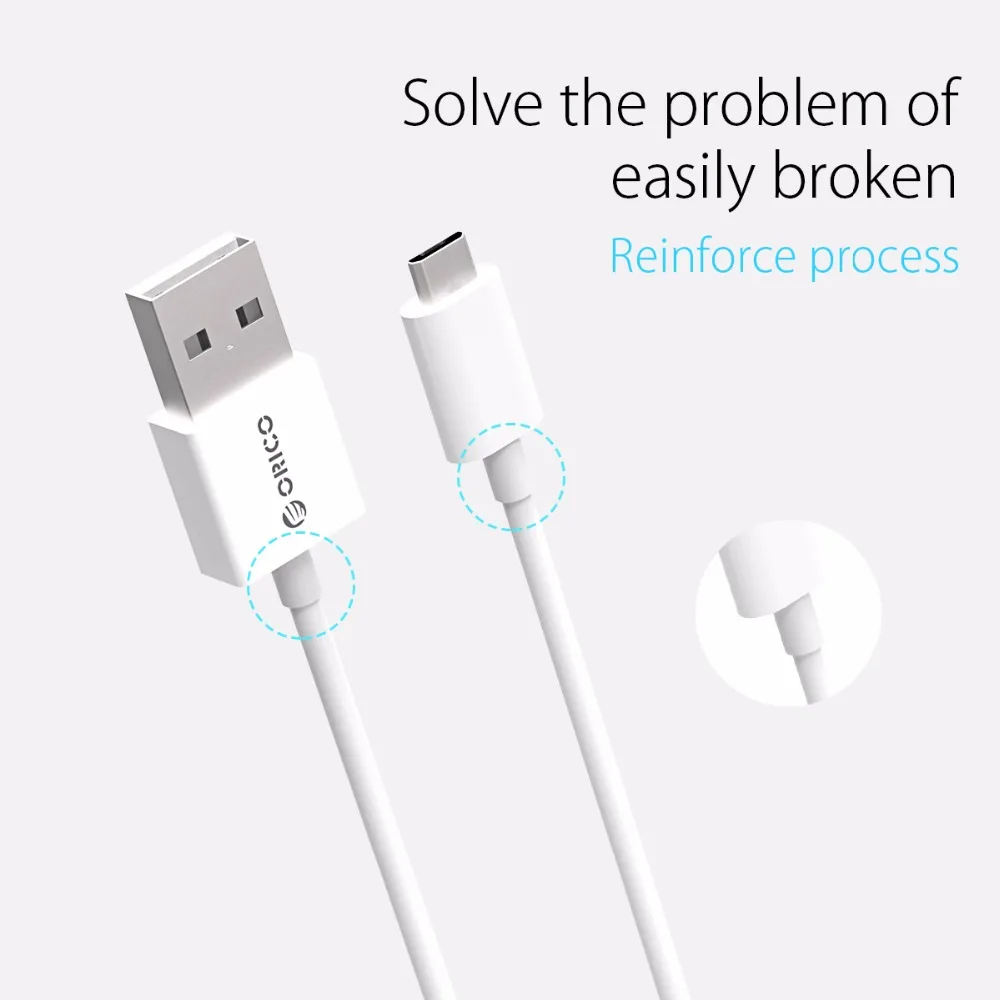 ORICO Micro USB кабель 2 A Быстрая Зарядка синхронизация данных мобильный телефон