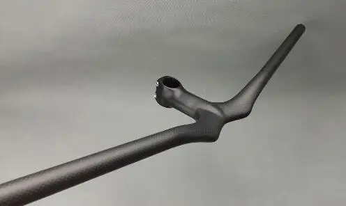 Матовый 3K Углеродное волокно горный mtb велосипед подъемный руль интегрированный