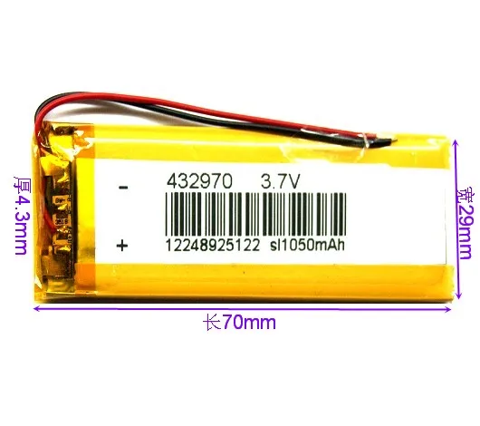 Внутренний Android Shanzhai мобильный телефон V4S I5 V5 4GS 432970 встроенный полимерный литиевый аккумулятор 3,7 в