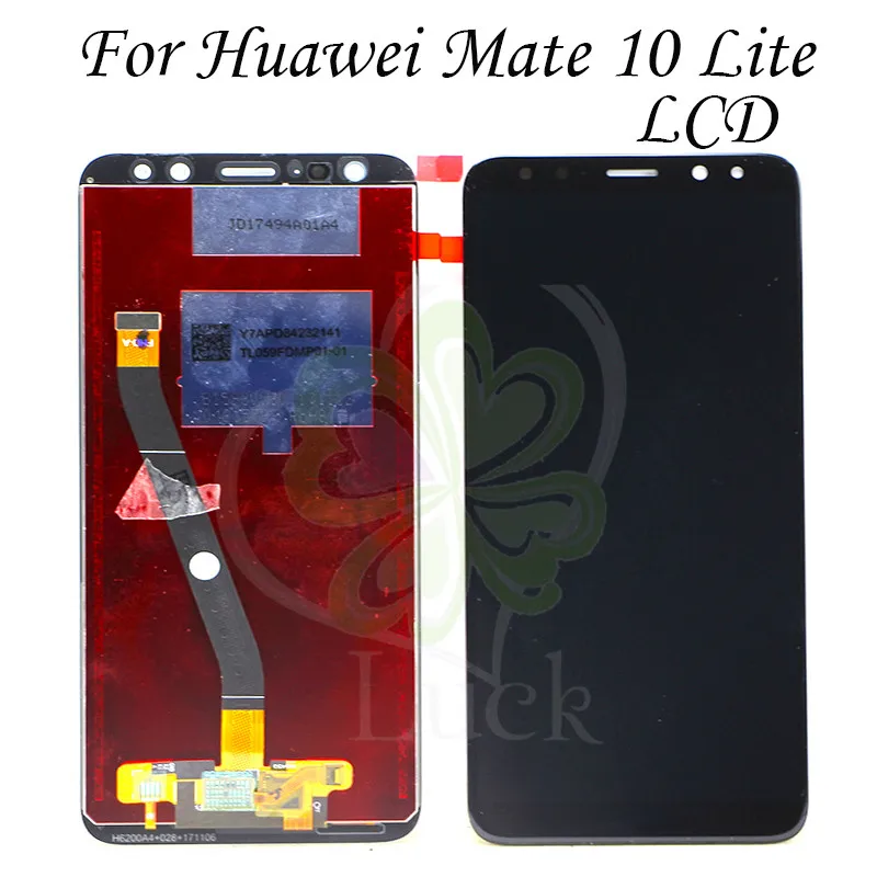 ЖК дисплей с сенсорным экраном и рамкой для HUAWEI Mate 10 Lite запасные части Nova 2i Nova2i
