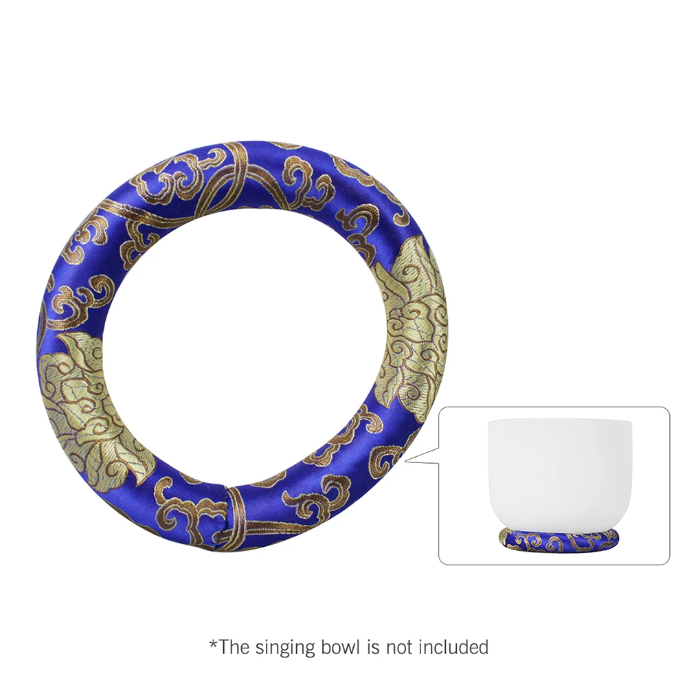 Гималайская Поющая чаша подушка в форме кольца шелковая чаши с античным звуком