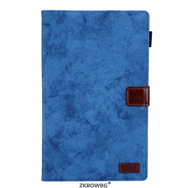 Blue Чехол для планшета с подставкой для samsung Galaxy Tab A 10,1 SM-T510 SM-T515 T510 T515 из искусственной кожи с откидной крышкой, защитный чехол - Цвет: Blue