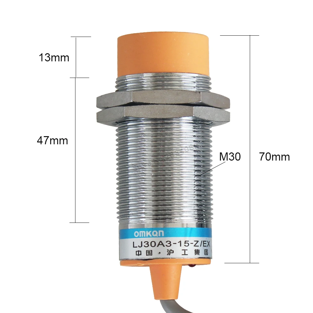 M30 AC220V DC24V 3 провода 2 NC без индуктивный датчик приближения переключатель 15 мм