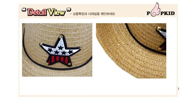 Модные ковбойские шляпы для детей Соломенные от солнца новые летние кепки со