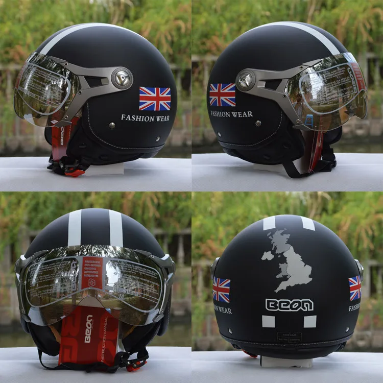 BEON 120, модный шлем, мотоциклетный шлем, половина лица, четыре сезона, casco moto beon, шлемы, capacete, полушлем, электрический велосипед