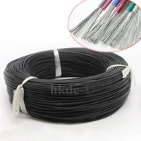 1 50meters black ul3239 silicone wire ultra flexiable cable high temperature test line wire 141618202224262830awg