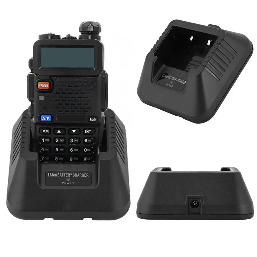 Зарядное устройство для Baofeng UV-5R DM-5R Plus серия Walkie Talkie адаптер питания двухстороннее радио зарядное устройство База Новинка Высокое качество