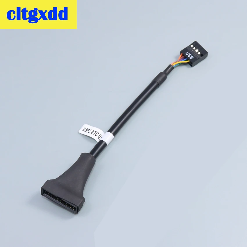 Cltgxdd 19/20 Pin USB 3 0 гнездо до 9 2 штекер материнской платы адаптер кабель | Компьютеры и
