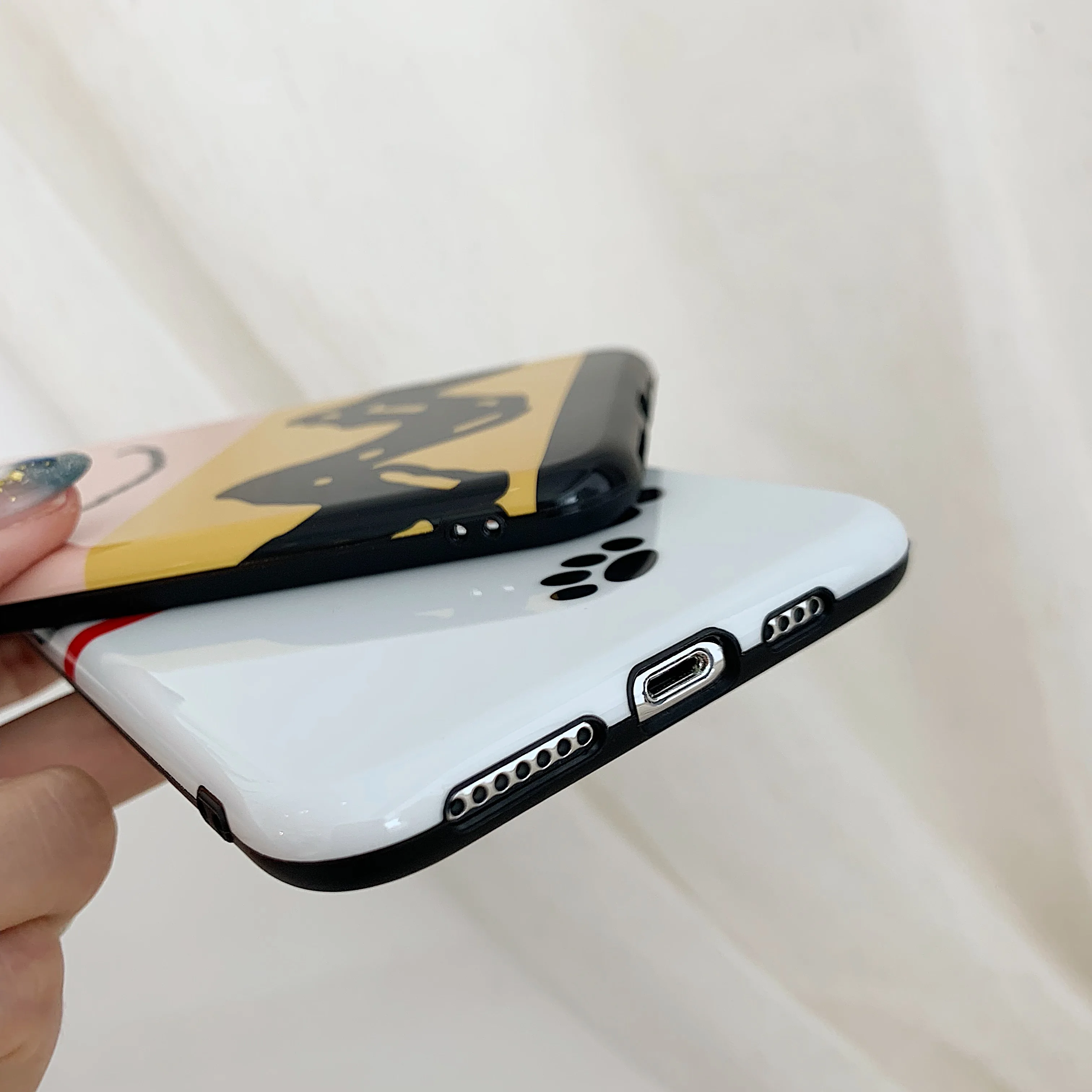 For iphone 7 Case IMD Cartoon Charlie Snoopy Phone iPhone X XR XS Max 6 6S 8 Plus 10 Cover Luxury Funda for Capa |