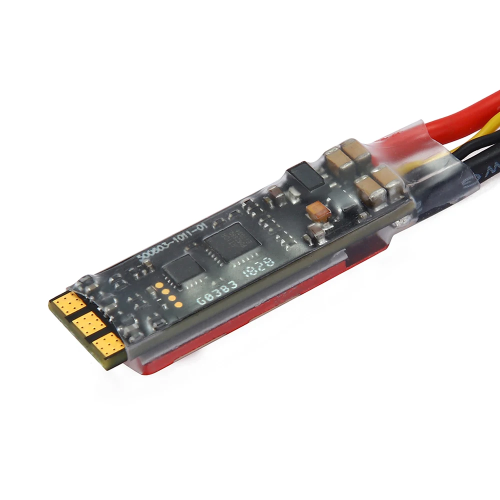 Flycolor Raptor Slim 40A 2 4S BLHeli S ESC 3 в 1 Драйвер IC Dshot600 35*10*7 мм Мини Размер охлаждающий плавник