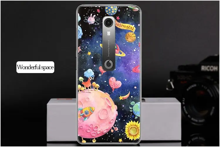 Чехол для телефона Vodafone Smart N10 с художественным рисунком прелестный, в мультяшном стиле, из термопластичного полиуретана Мягкий силиконовый чехол