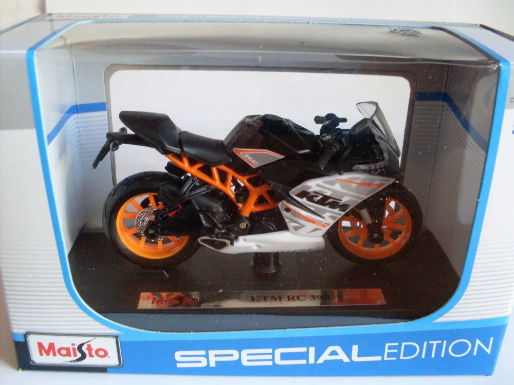 Модель мотоцикла Maisto 1:18 KTM RC 390 игрушка из литая под давлением в коробке| |