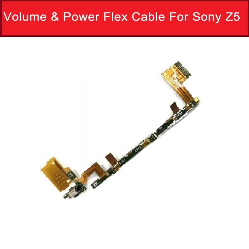 Гибкий кабель для кнопки питания и громкости Sony Xperia Z5 E6653/Z5Mini Compact E5803 E5823/Z5 Premium E6833