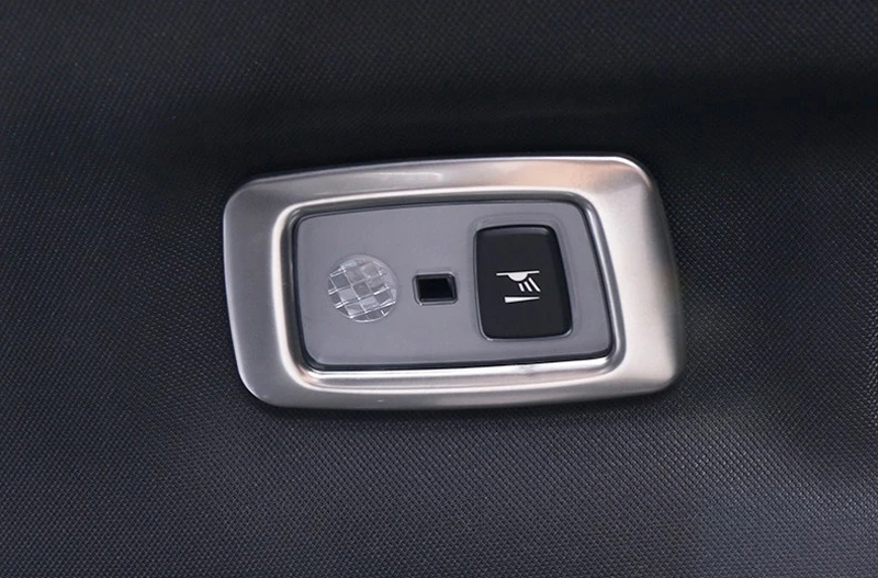 Для Volvo XC60 2018/ XC90 2015 2016 2017 2018 нержавеющая Матовая Внутренняя лампа для чтения