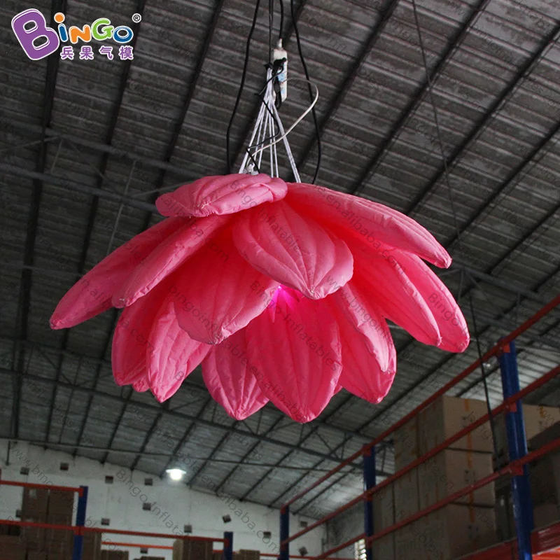 Personalized 1.5X1.5 meters inflatable red flower / wedding led toys | Игрушки и хобби