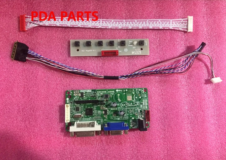 Высококачественная плата контроллера ЖК дисплея VGA DVI M.RT2261 для Φ B156XW04 V.0 LVDS 1366*768