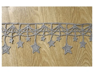 light grey Звезды золотые кисточки кружева бахрома Кружева отделка ленты костюм домашний текстиль Шторы Декор планки Одежда Аксессуары для шитья - Цвет: light grey