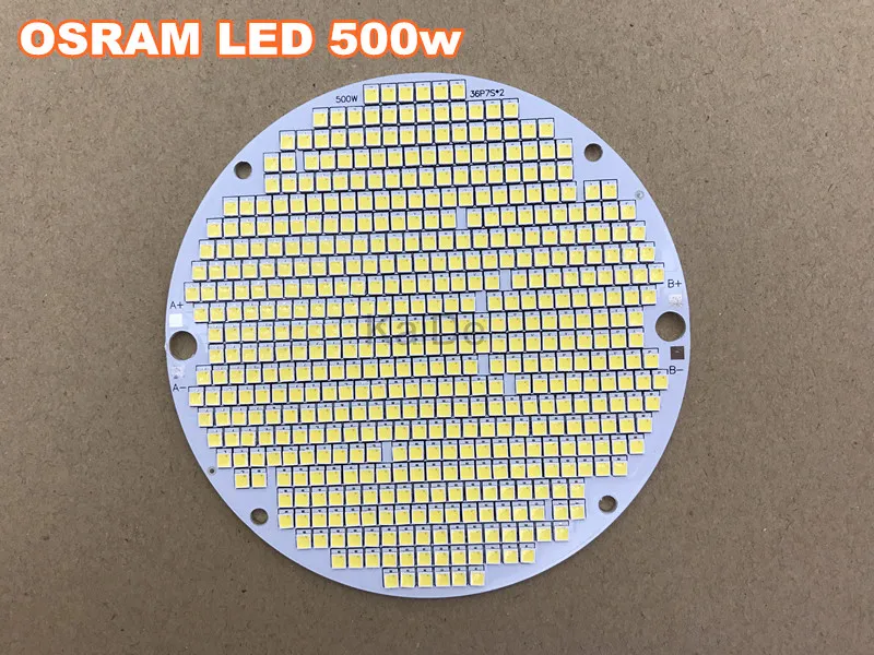 Лампа Ксеноновая OSRAM 500 Вт Светодиодный светильник источник SMD3030 S5 504 шт. светодиодный двойной вход DC42-44V 5.4A 6000K 4500K 3000K
