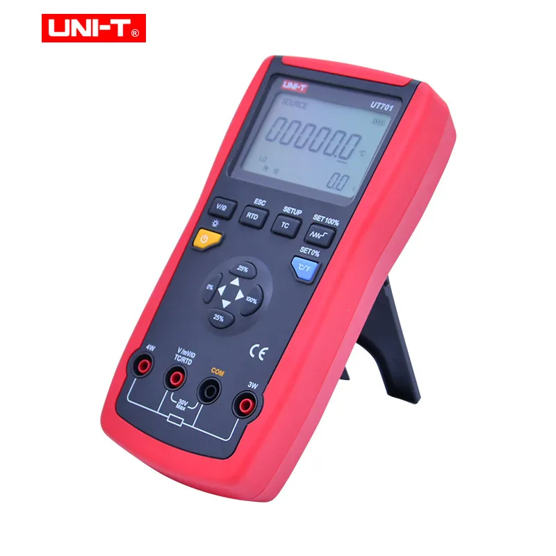 Стандартный калибрутор температуры UT701 термопары типа J/K/T/E/R/S/B/N/Wre RTDs с