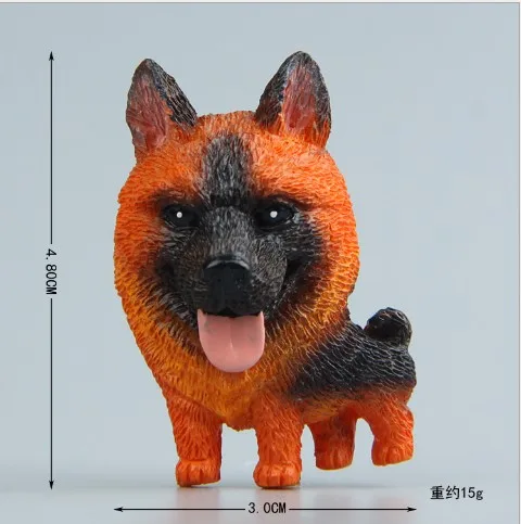 21 Креативный я знаю Собаки Смолы Магнитные наклейки для холодильника 3D Huskie корги бульдог ПВХ Магнитные наклейки для холодильника маленькие игрушки для детей - Цвет: 21