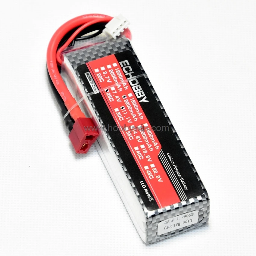 11 1 V 3S 2200mAh 25C LiPO батарея T plug Burst 50C RC модель Lipolymer power|Детали и аксессуары| |