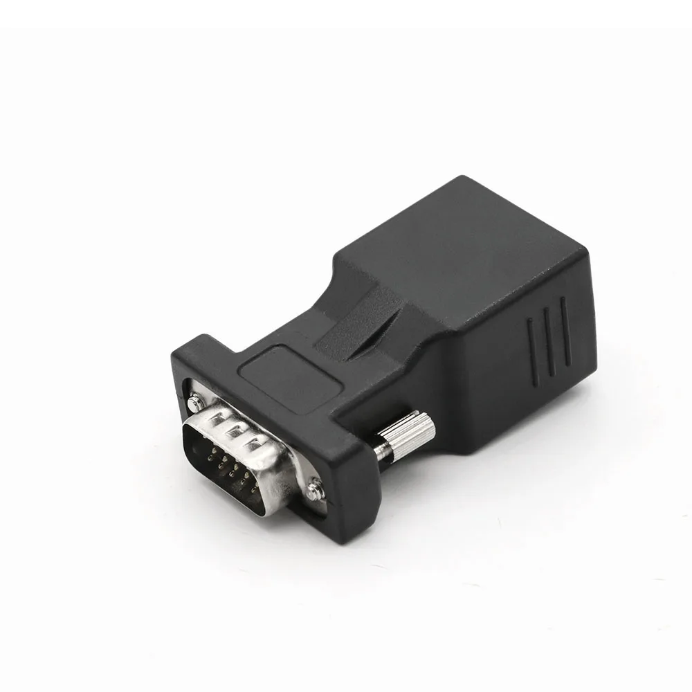 2 шт. RJ45 к VGA удлинитель папа сетевой Ethernet кабель женский адаптер компьютера