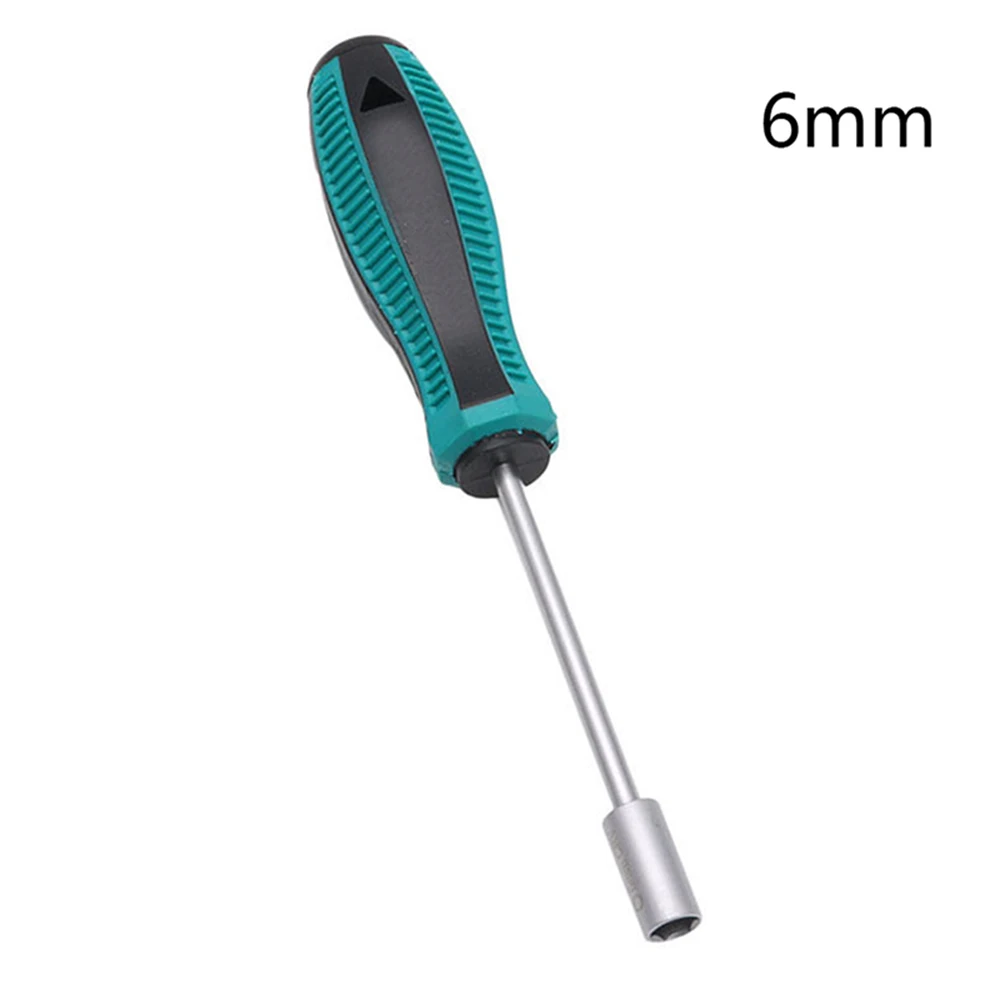 6.0mm Металлический торцевой ключ отвертка шестигранная гайка ключ Nutdriver ручной инструмент 3 мм-8 мм Отвертка - Цвет: 6.0mm