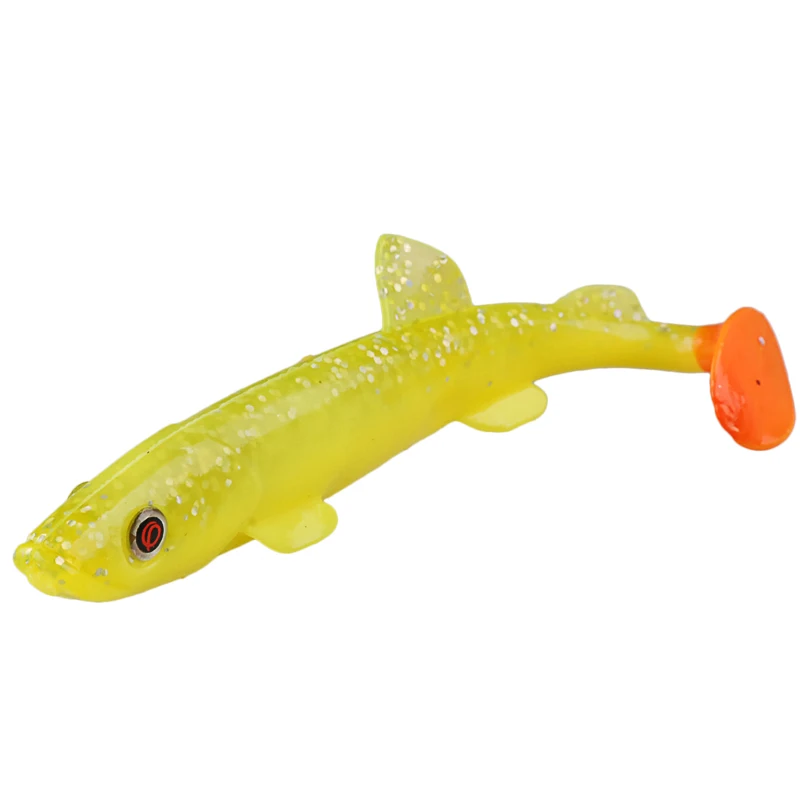 

4Pcs Soft Bait 120mm 14.5g T-tail Artificial Silicone Carp Fishing Lure Lifelike Worm Swimbait for Bass Para Pesca Leurre Peche