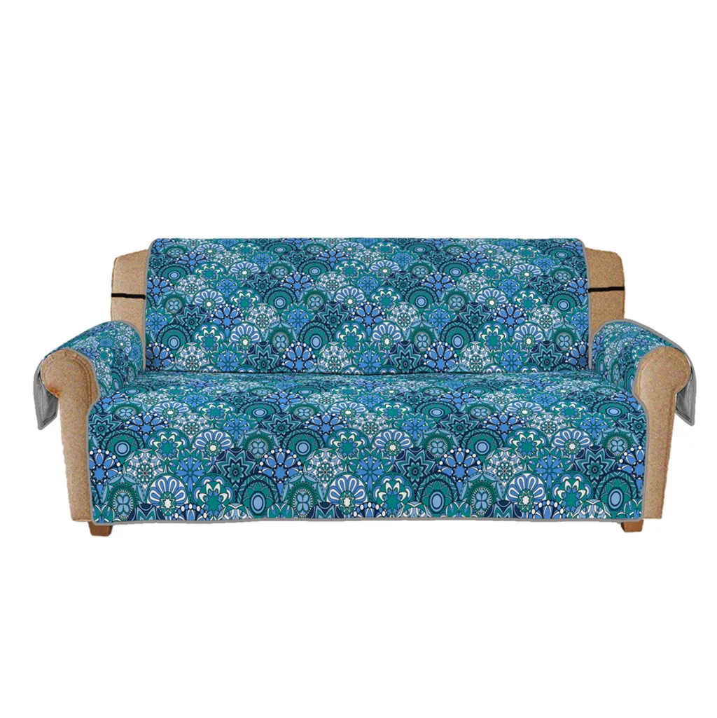 Чехол для дивана Нескользящая защитная накладка в богемном стиле нескользящий