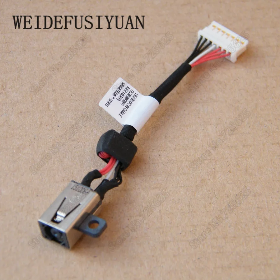 DC Power Jack Harness Connector Socket for Dell Precision M3800 XPS 15 9530 7590 Charging Port with Wire Cable